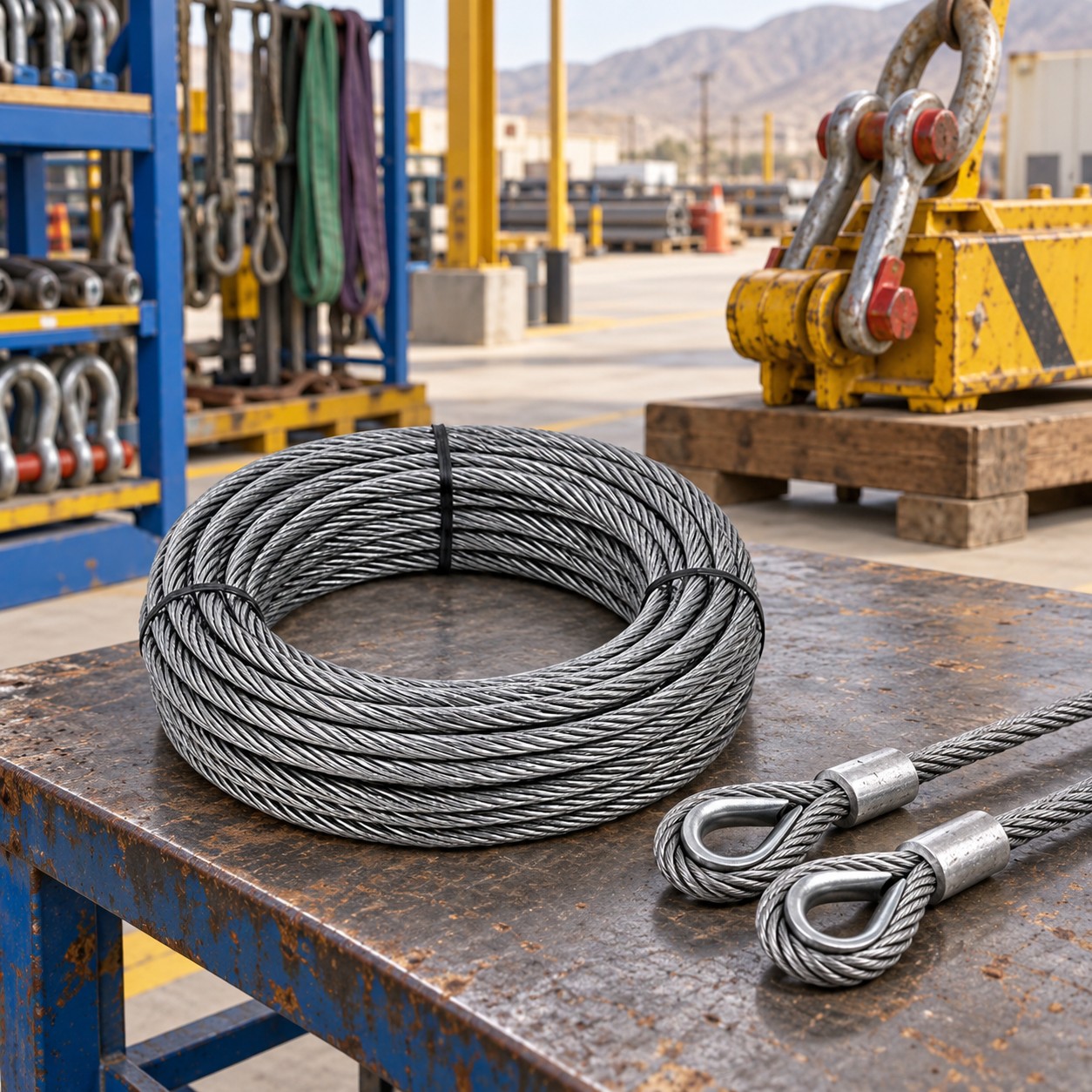 Cable de acero en funcionamiento 2