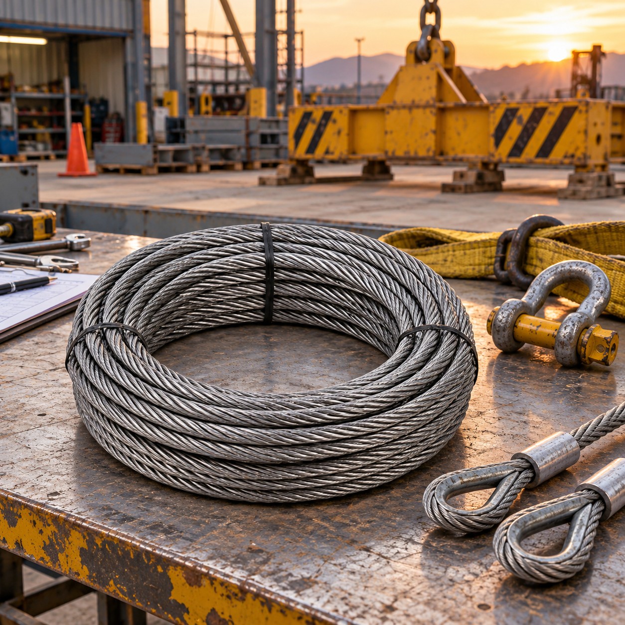 Cable de acero en funcionamiento 4