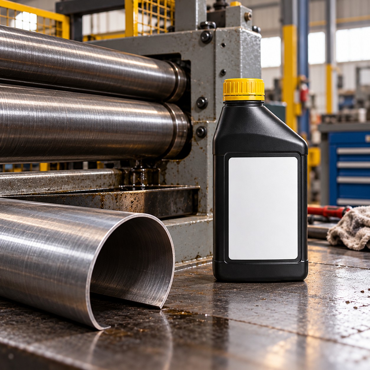 Lubricante industrial en funcionamiento 4