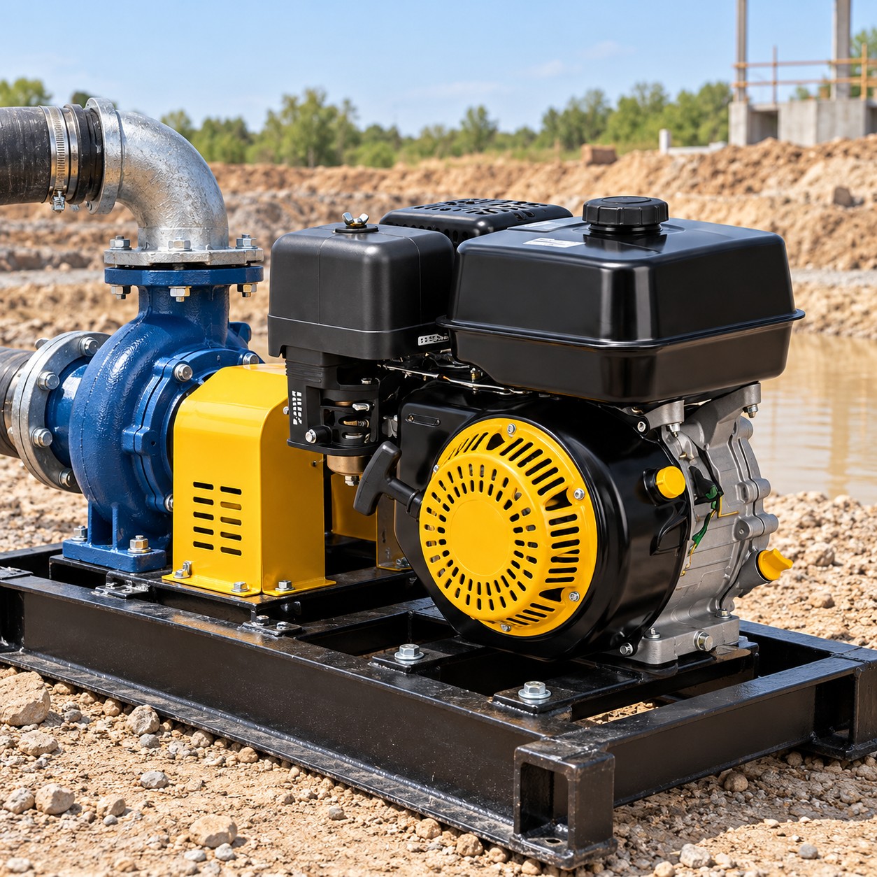 Motor gasolinero 13 HP en funcionamiento 2