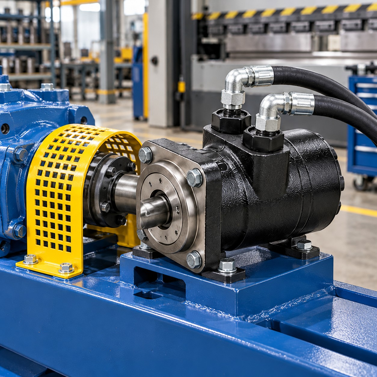 Motor hidráulico en funcionamiento 3