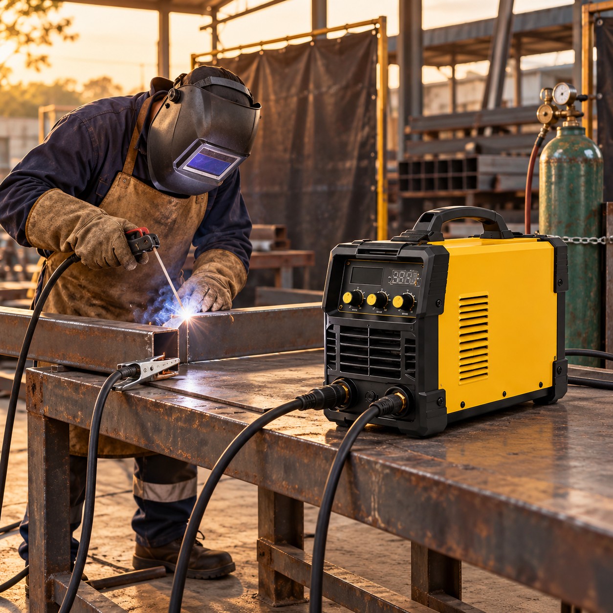 Soldadora inverter 300A en funcionamiento 4